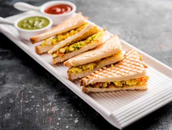 Paneer Vegie Sandwich