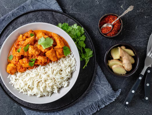 Butter Chicken with Rice